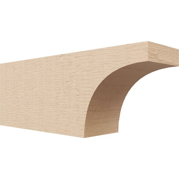 Ekena Millwork 4in. W x 6in. H x 16in. L Huntington Woodgrain TimberThane Rafter Tail, Primed Tan RFTUR04X06X16HUNRCPR - main